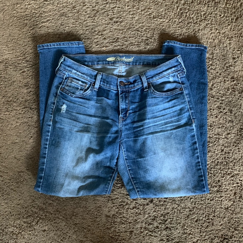 Old Navy Boyfriend Skinny Leg Jean SZ 6
